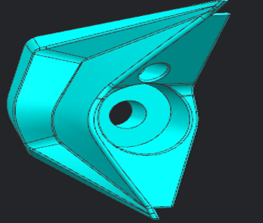 Rear turn signal plastic seat left (Señal de giro trasera asiento de plástico, izquierdo) for Dualtron Togo