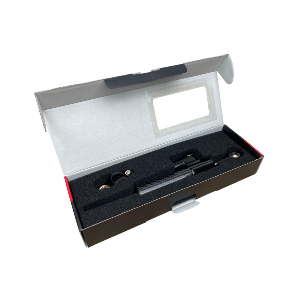 Damper without bracket Carbon color (amortiguador de direccion) Teverun supreme 7260