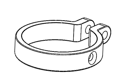 [mm-dt-seat-clamp-storm-mechanical] Seat Clamp (Abrazadera de Asiento) compatible for Minimotors Dualtron Storm