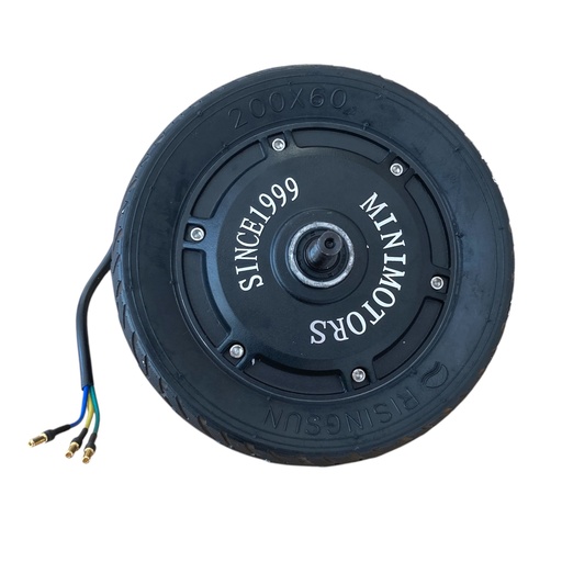 [mm-dt-front-motor-raptor2] Front motor with solid tire (Motor delantero con neumático solido)  DT Raptor 2