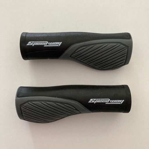 [Handlebars-Grips-for-Minimotors-Speedway5] Handlebars Grips Grey & Black (Puños) for Minimotors Speedway 5 (pair)